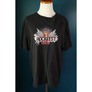 2009 Rockfest Rock Band Concert Korn Shinedown Corey Taylor Kansas City Shirt L